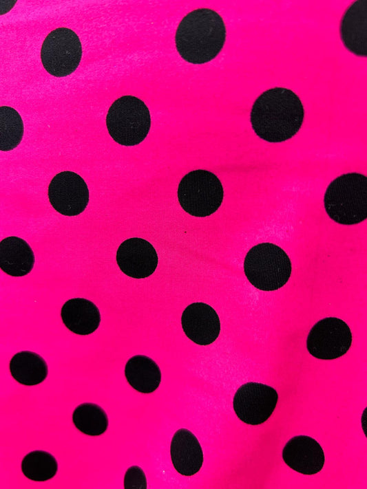 Polka-dot Lycra/Spandex