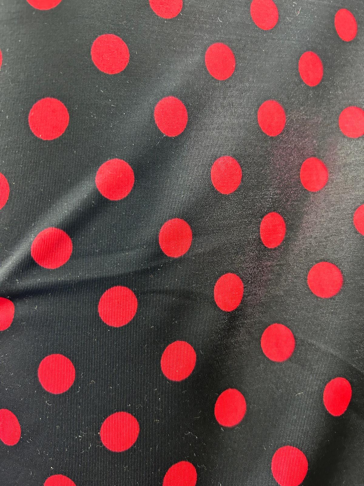 Polka-dot Lycra/Spandex