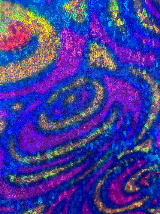 Printed Hologram Mystique Lycra/Spandex