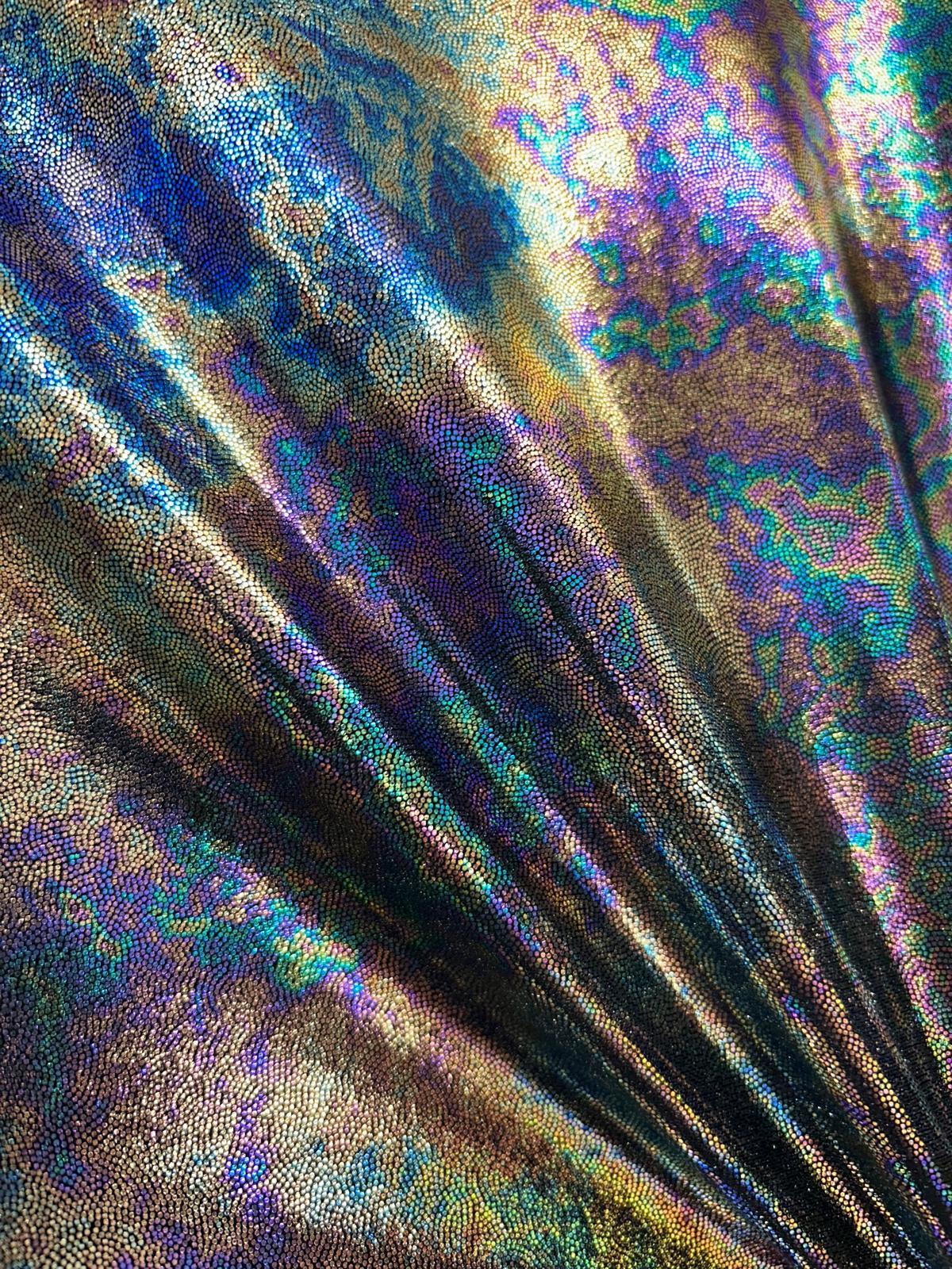 Printed Hologram Mystique Lycra