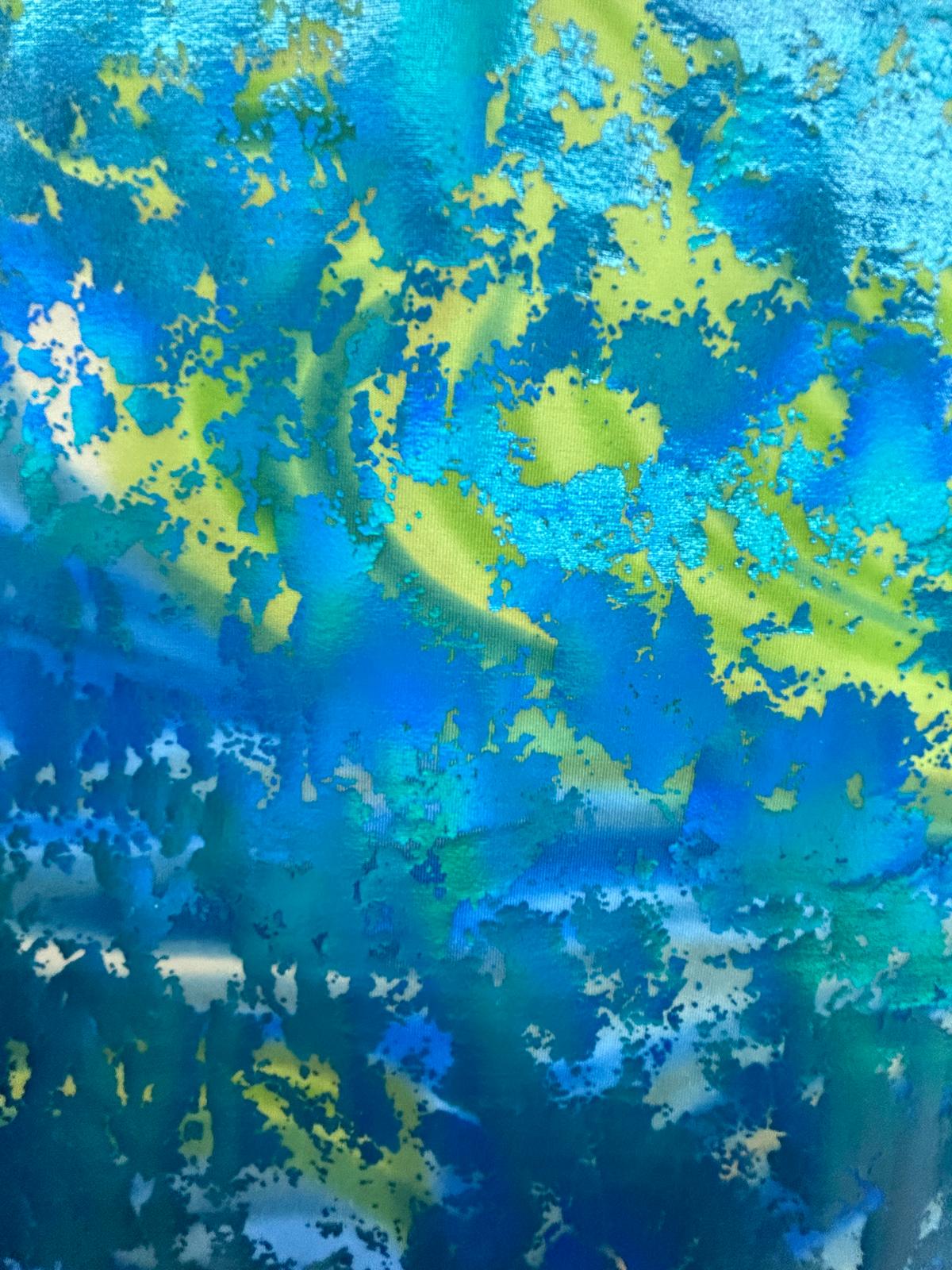 Hologram Foil Print Lycra