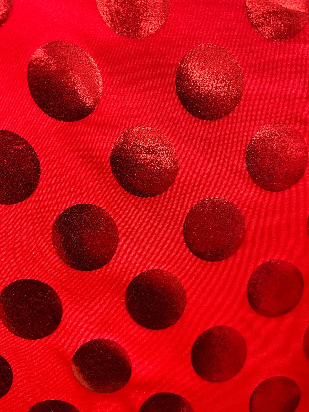 Polka-dot Lycra/Spandex