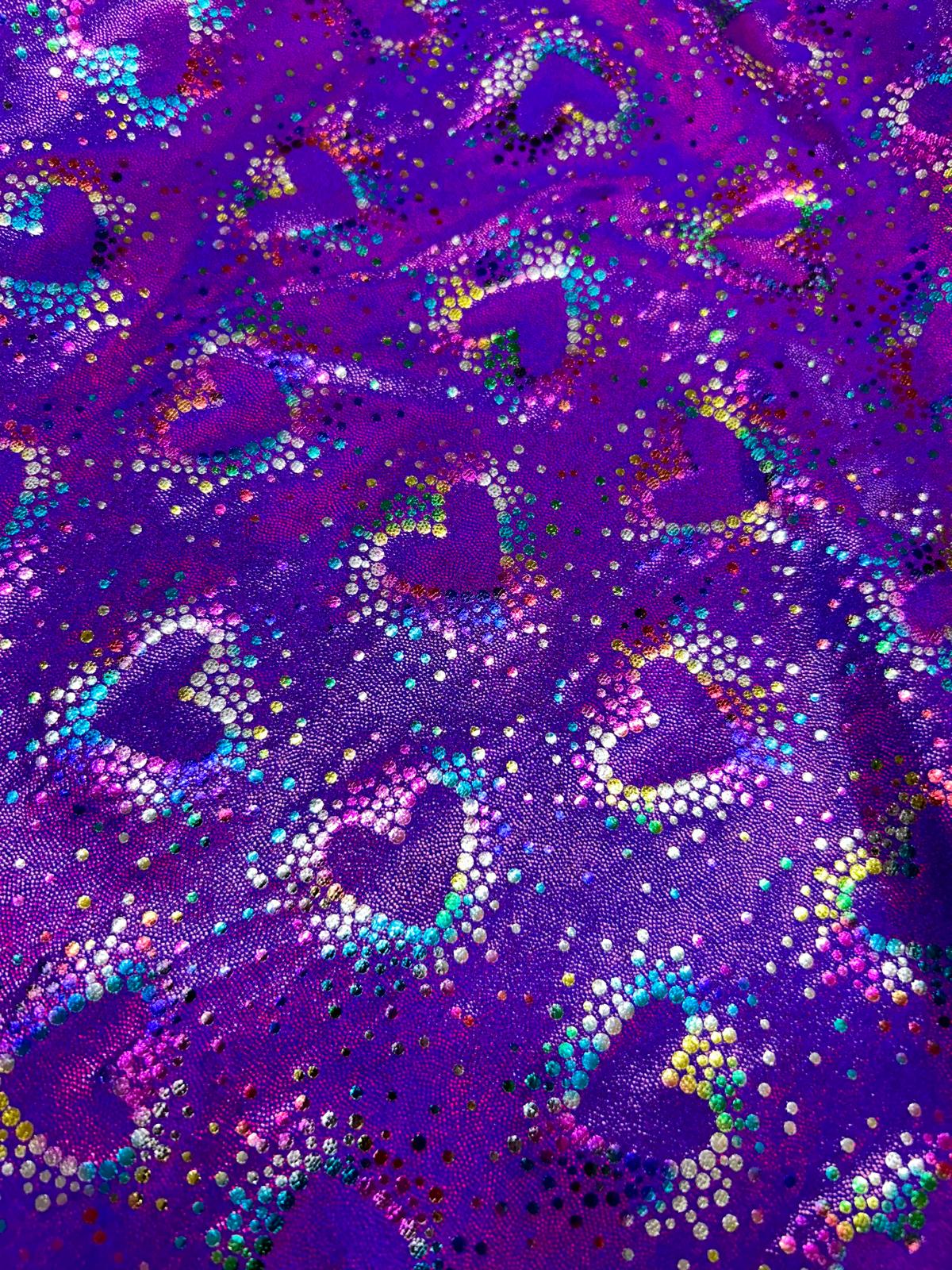 Printed Hologram Mystique Lycra