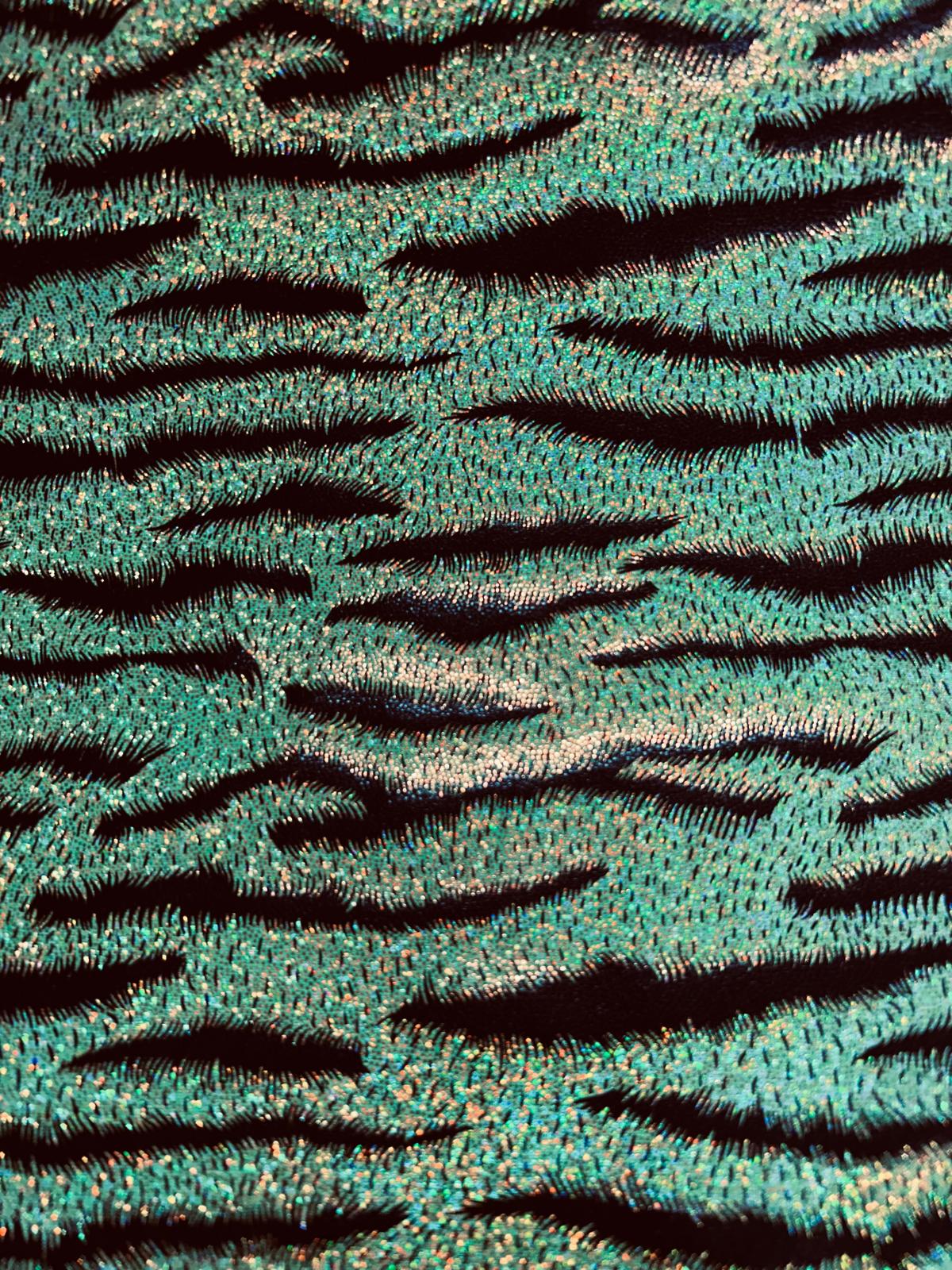 Printed Hologram Mystique Lycra