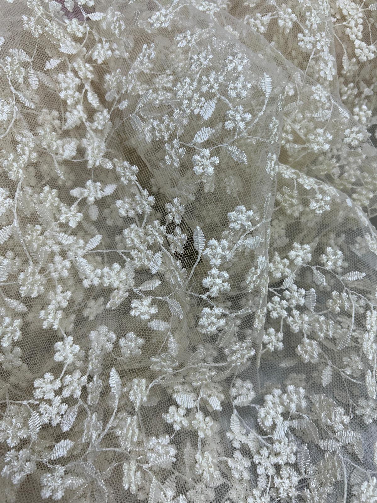 Daisy Embroiderd Tulle Lace