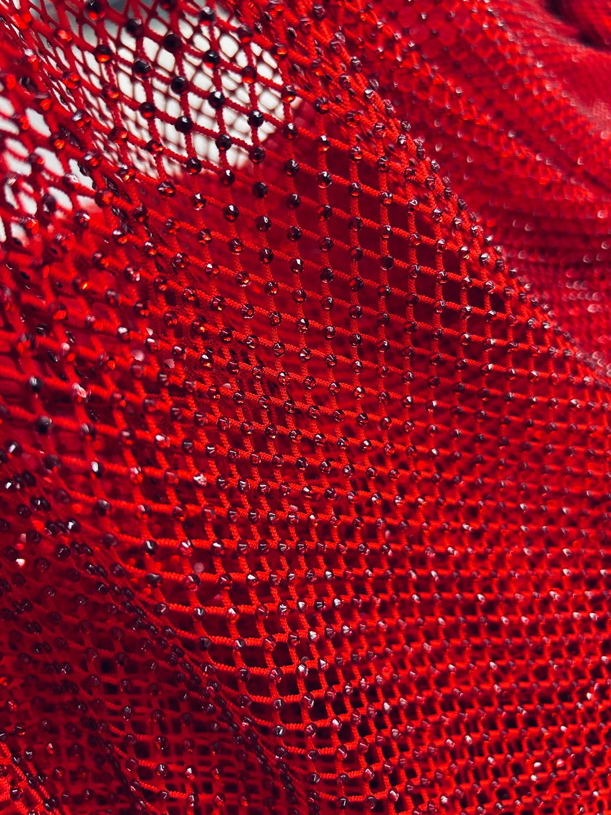 Mesh With Rineston