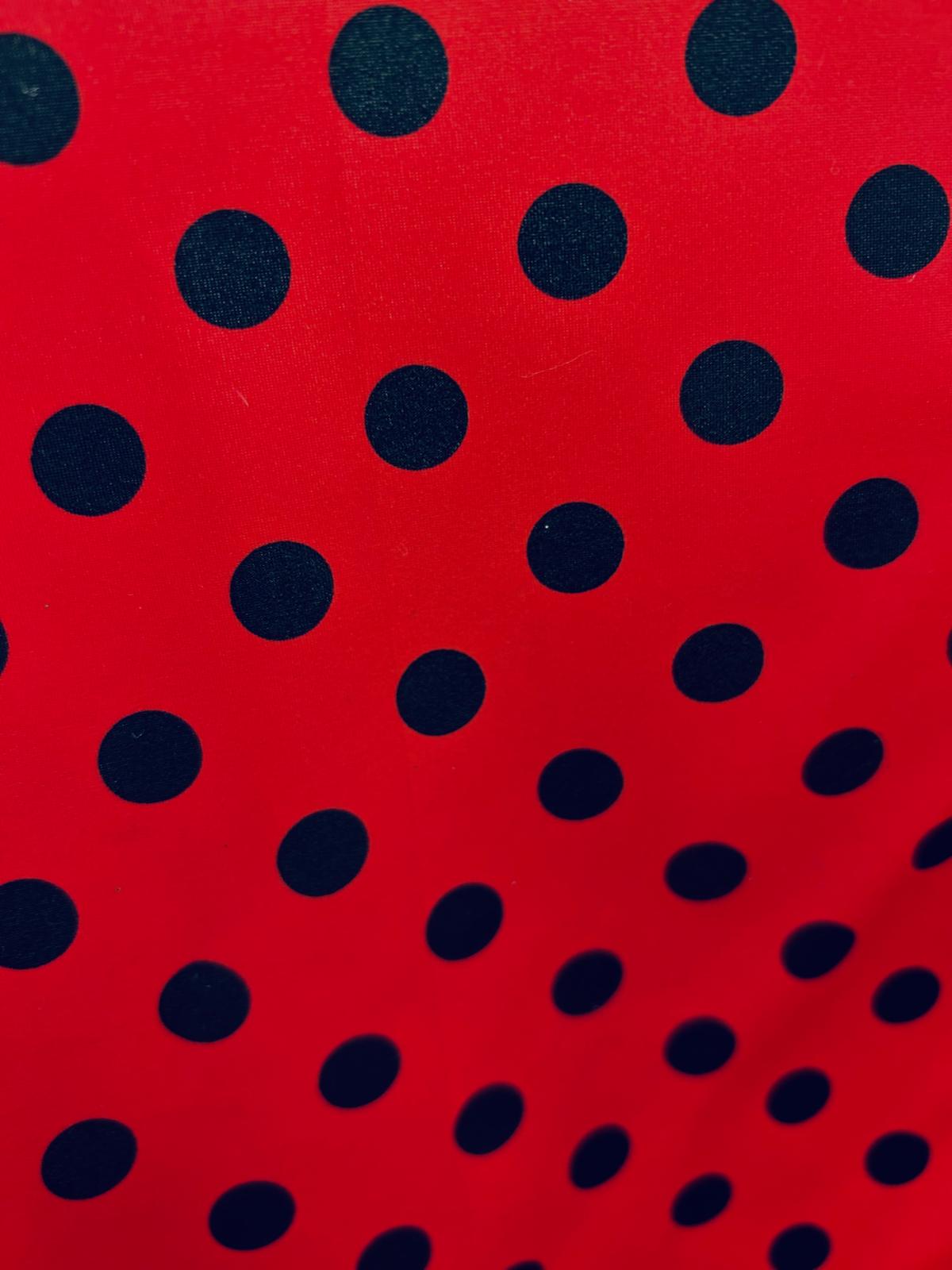 Polka-dot Lycra/Spandex