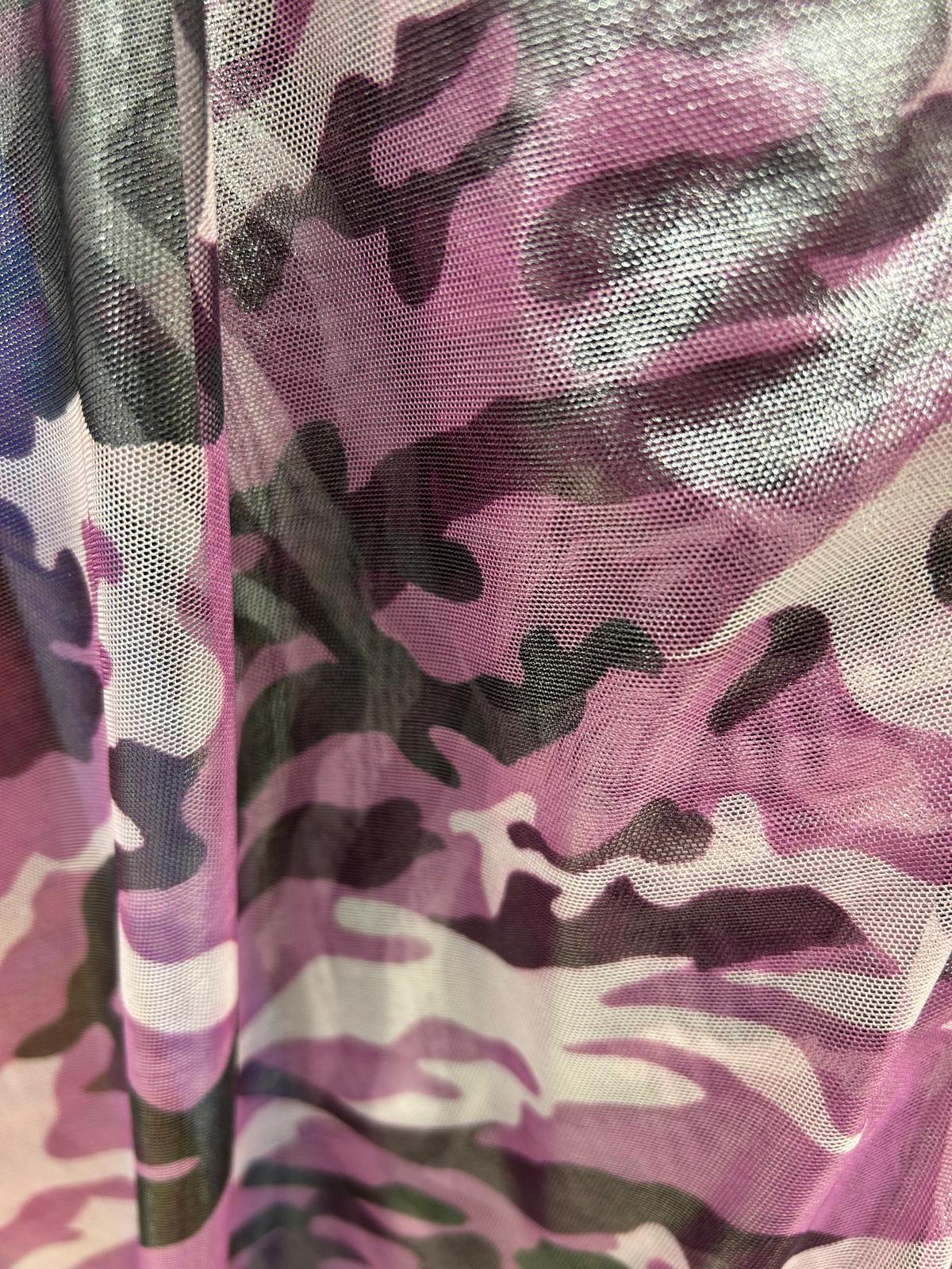 Printed Stretch Mesh/Spandex