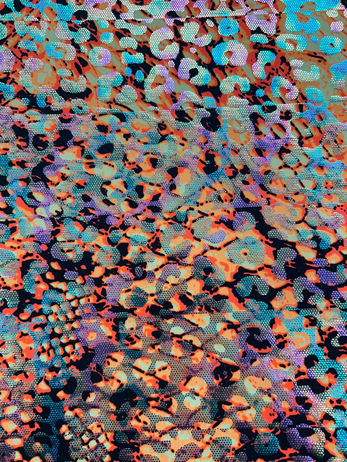 Holographic foil Lycra/Spandex