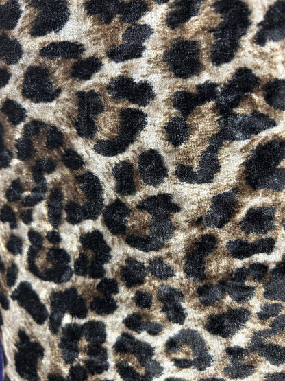 Animal Print Stretch Velvet