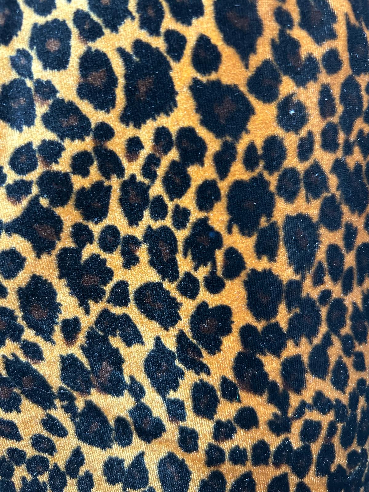 Animal Print Stretch Velvet