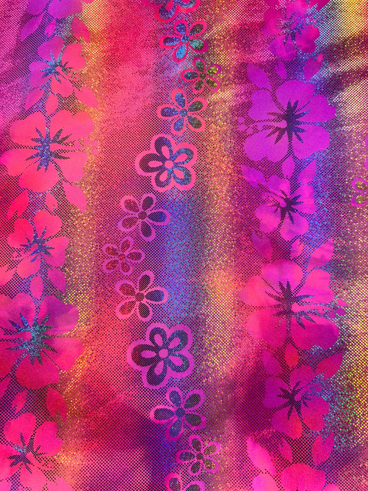 Printed Hologram Lycra/Spandex