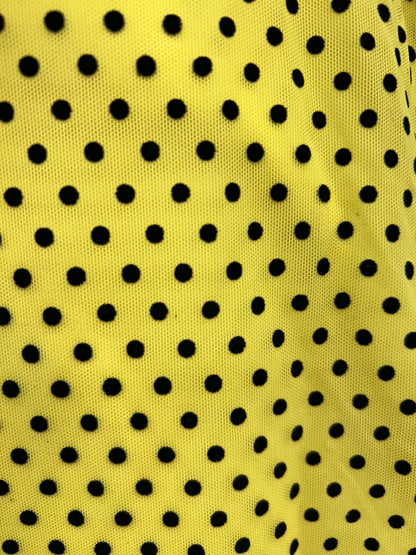 Polka-Dot Stretch Mesh