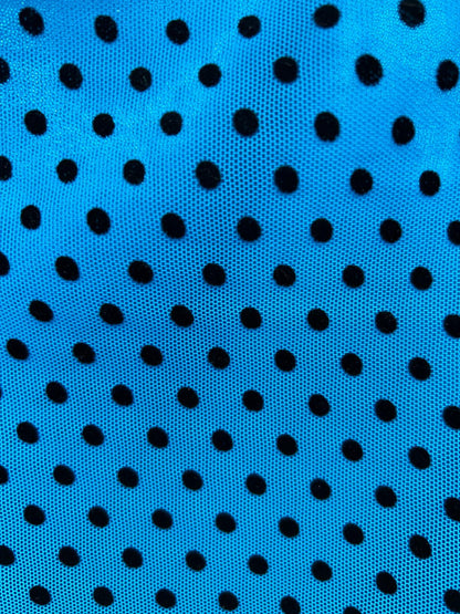 Polka-Dot Stretch Mesh