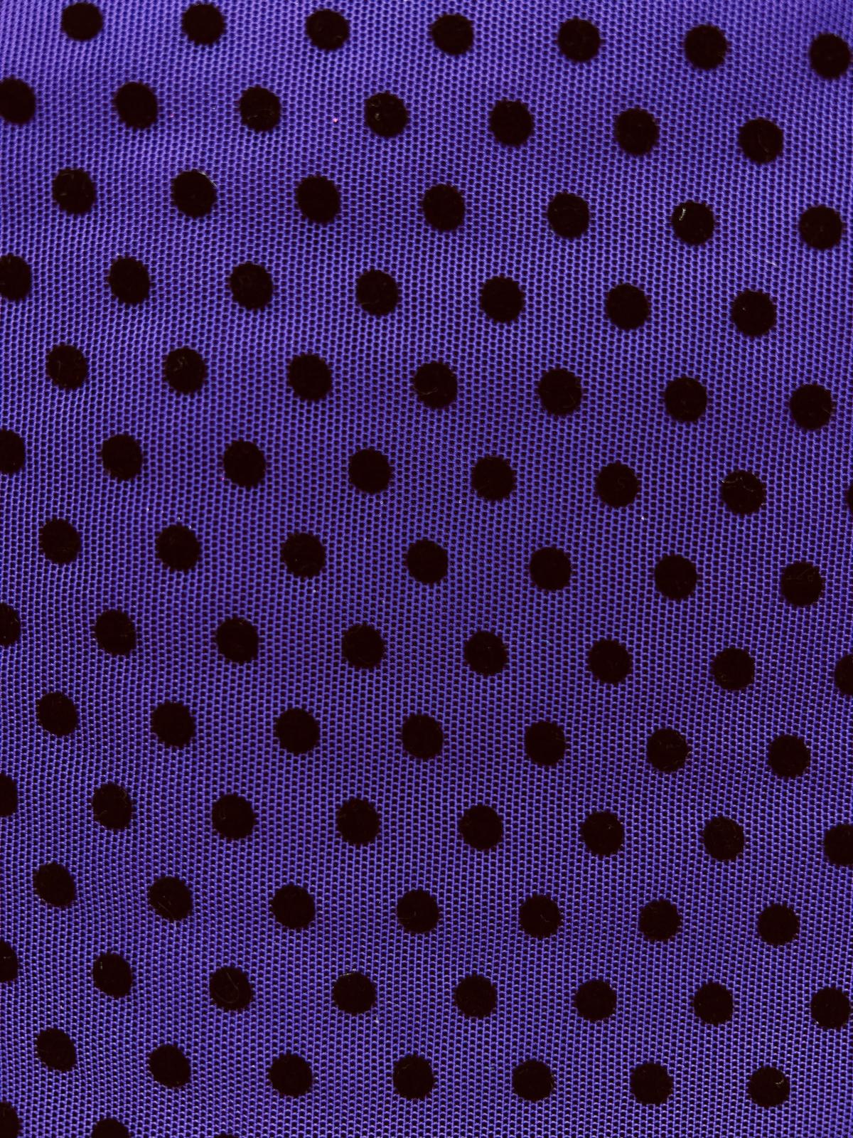 Polka-Dot Stretch Mesh