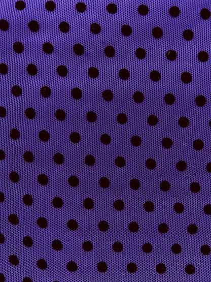 Polka-Dot Stretch Mesh