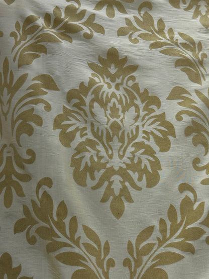 Flock Taffeta Damask