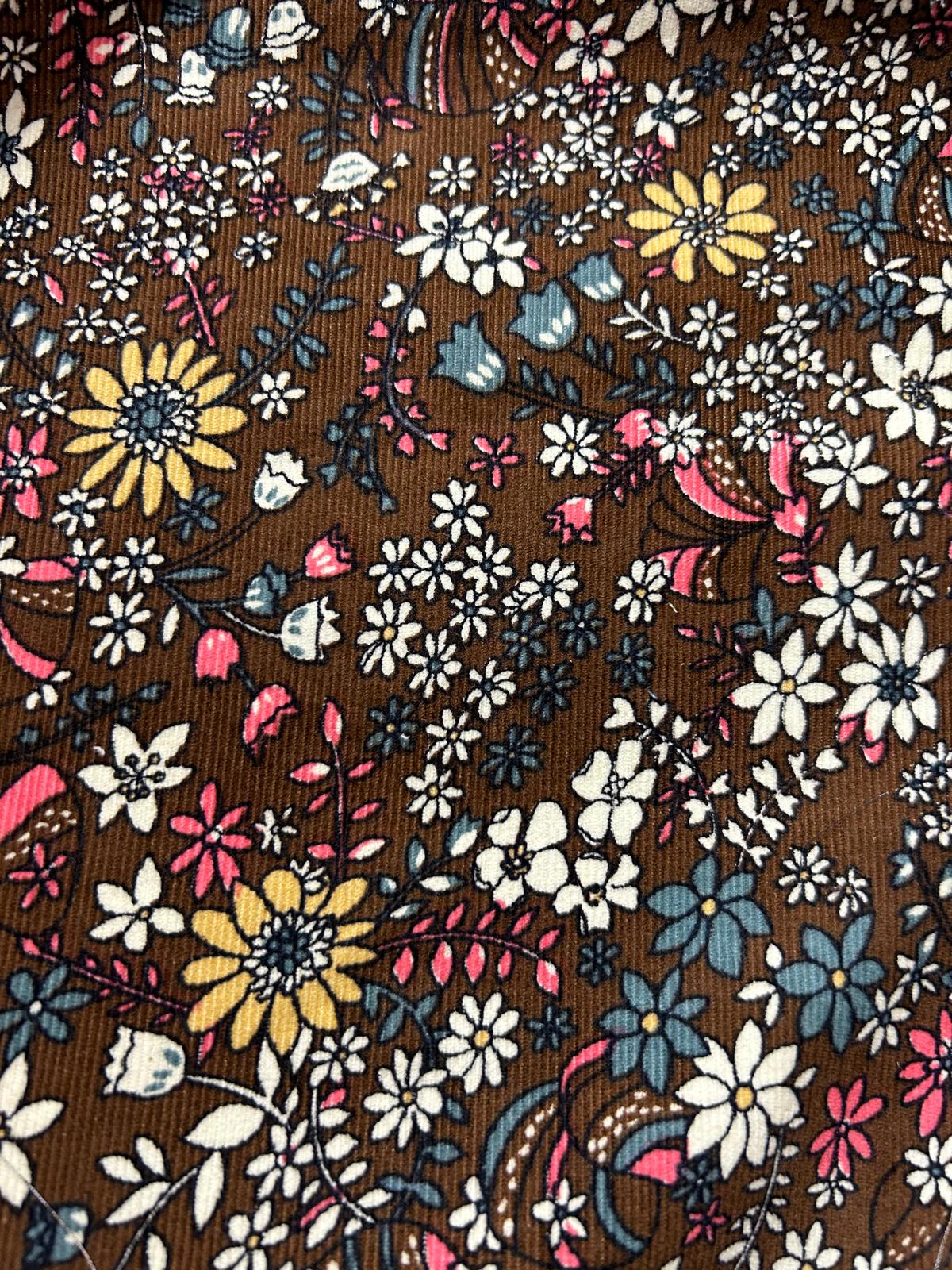 Floral Corduroy