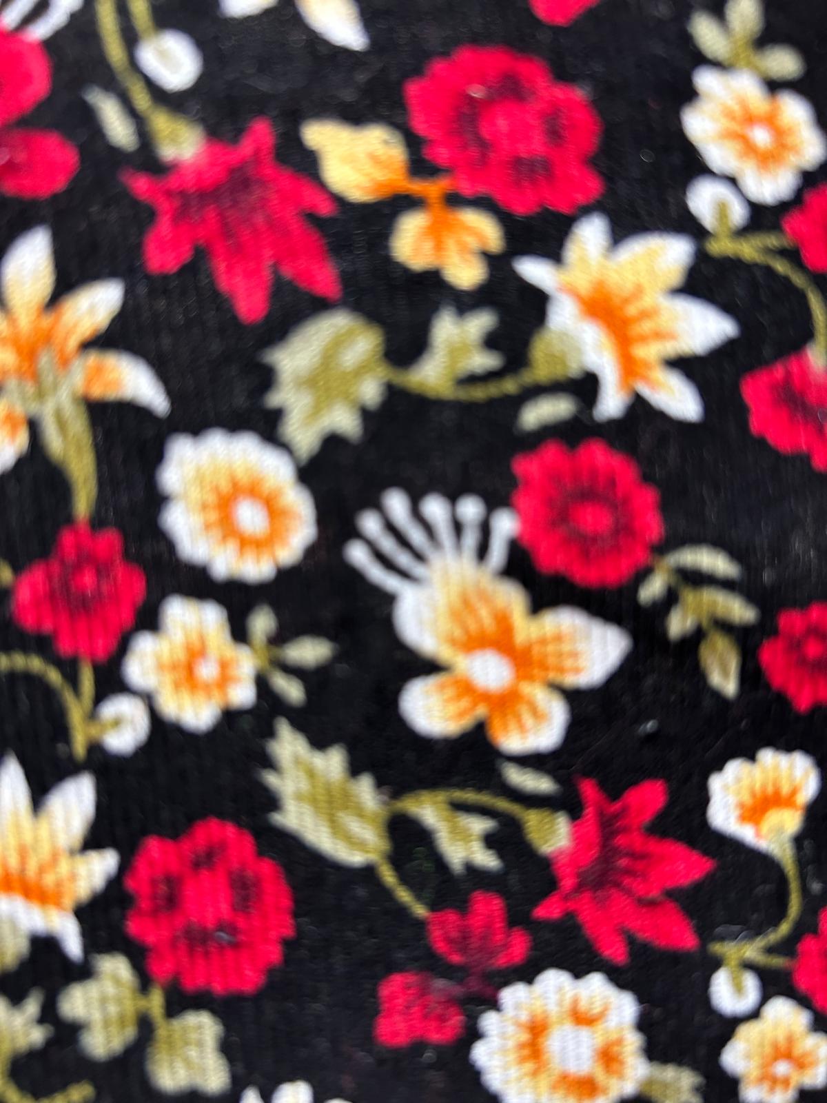 Floral Corduroy