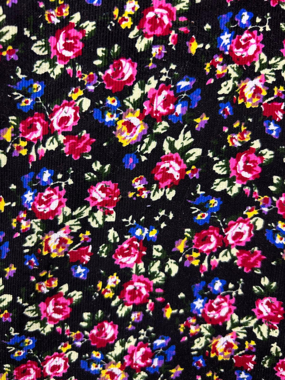 Floral Corduroy