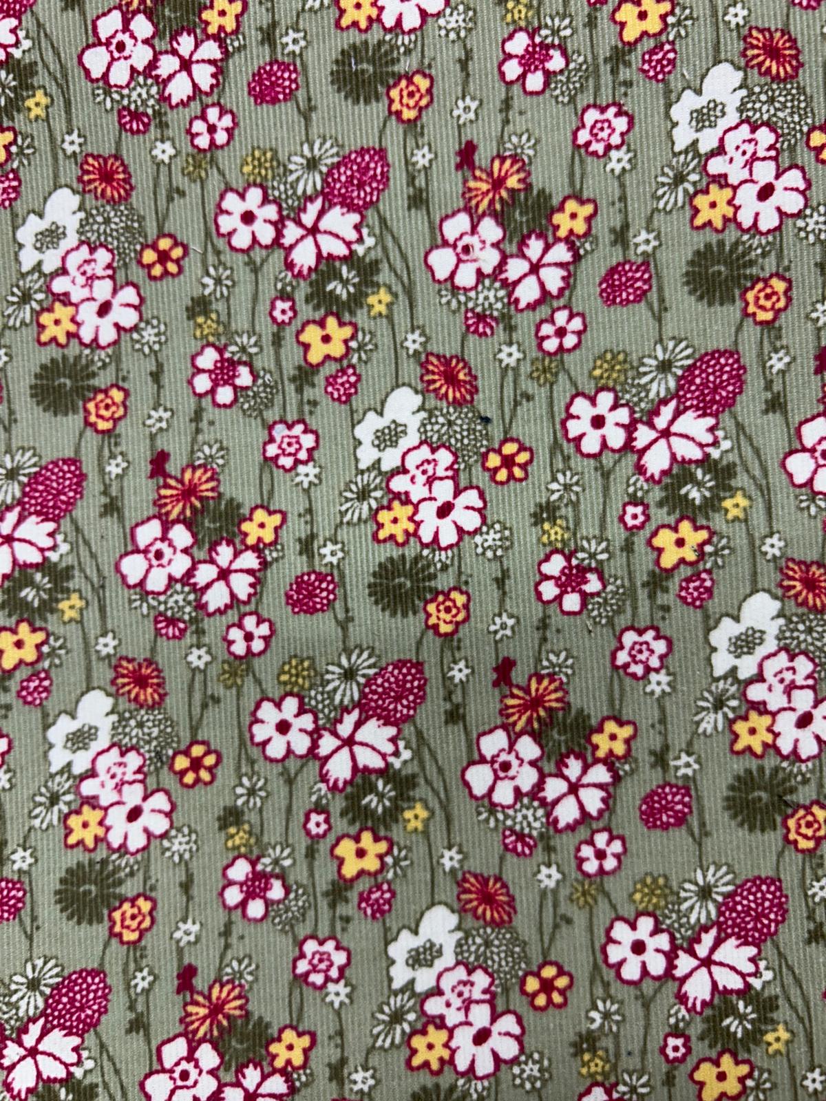 Floral Corduroy