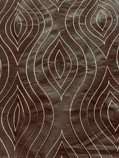 Embroidered Taffeta