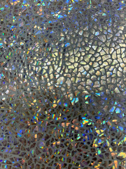 Hologram Mettalic Foil Stretch Lycra/Spandex