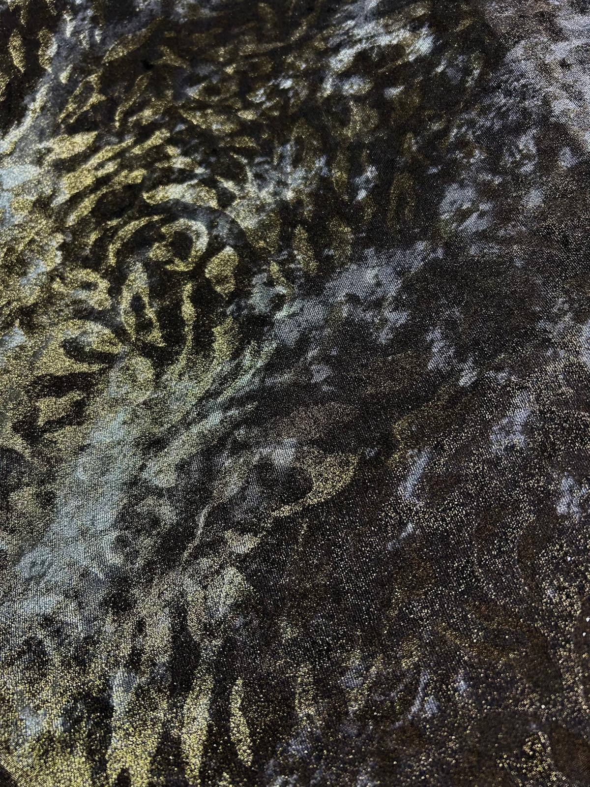 Animal Print Stretch Velvet