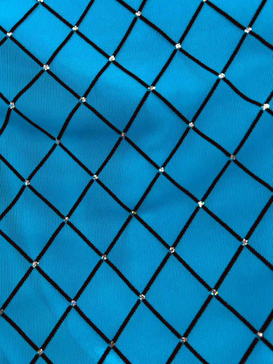 Diamond Stretch Mesh/Spandex