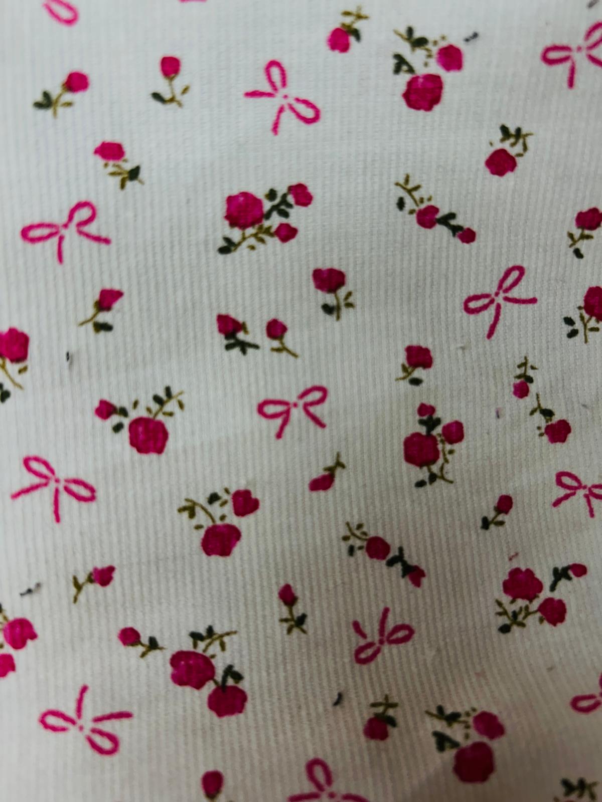 Floral Corduroy cotton