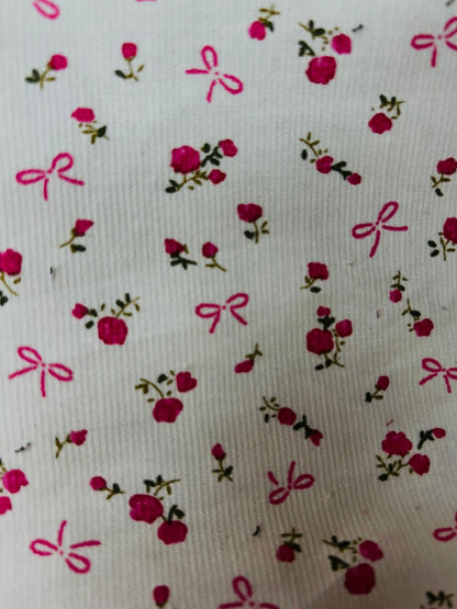 Floral Corduroy cotton