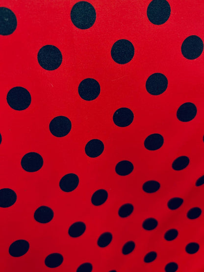 Polka-dot Lycra/Spandex