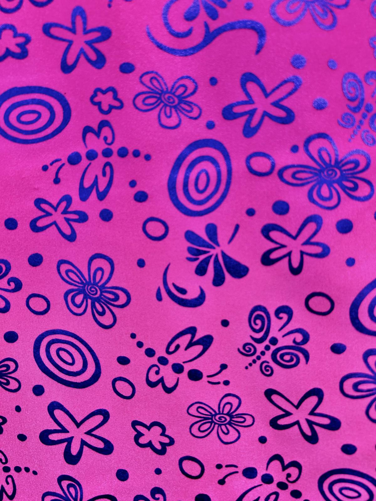 Holographic foil Lycra/Spandex