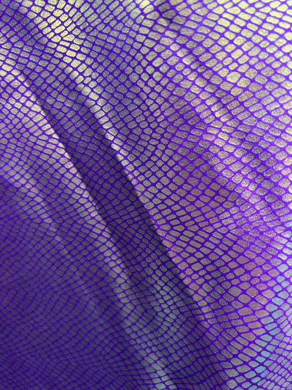 Holographic foil Lycra/Spandex