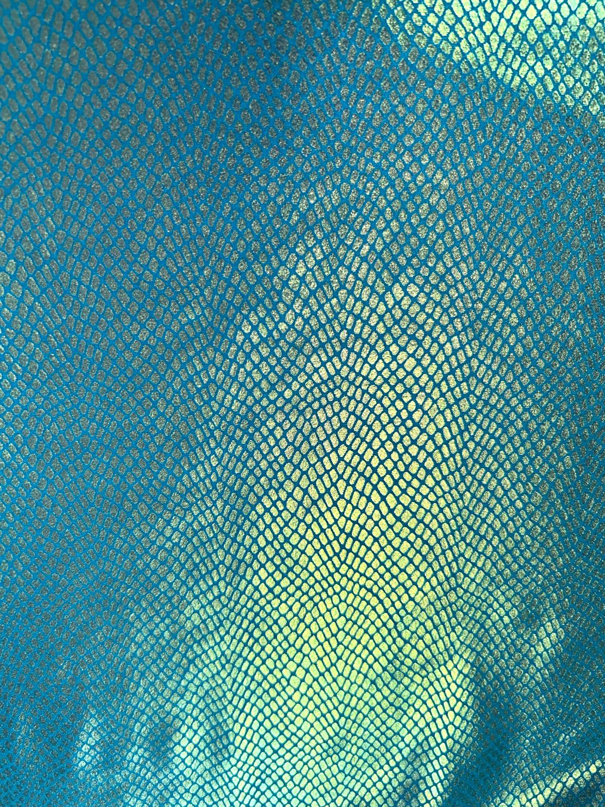 Holographic foil Lycra/Spandex