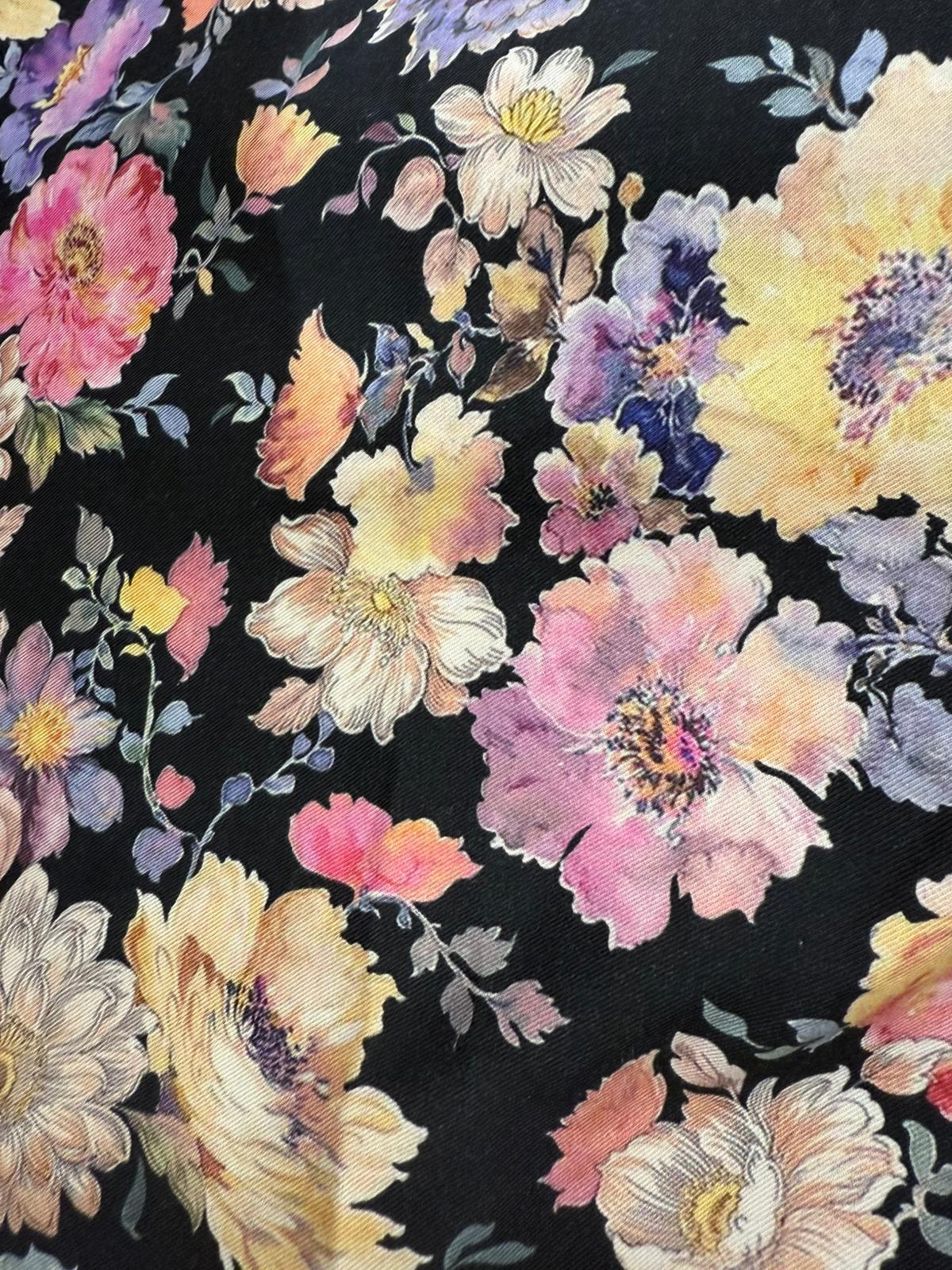 Printed Poly -viscose Blend