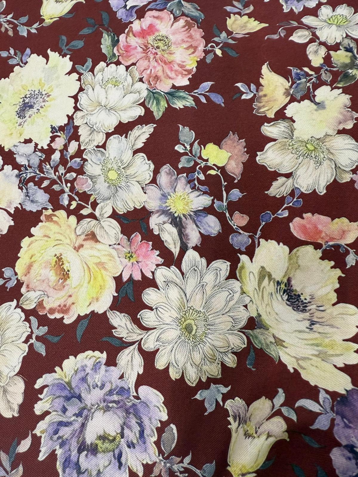 Printed Poly -viscose Blend
