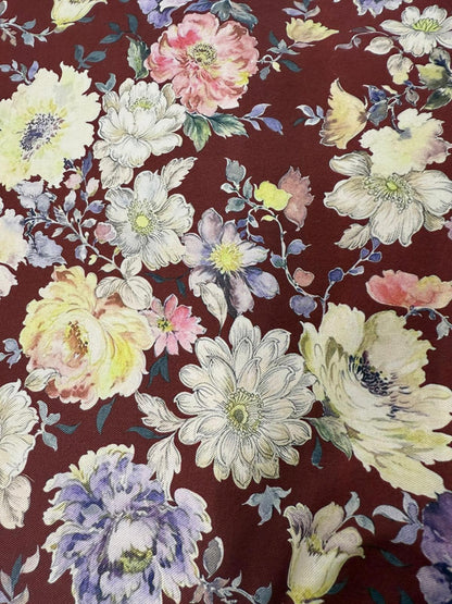 Printed Poly -viscose Blend