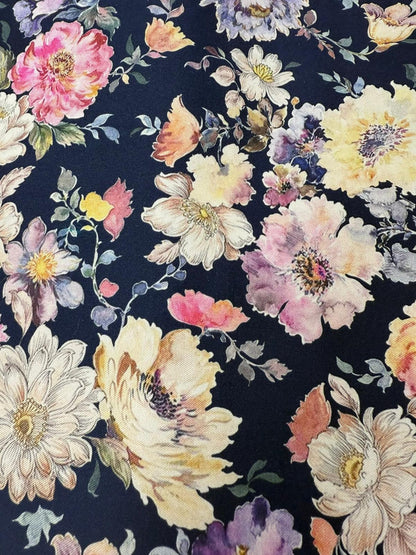 Printed Poly -viscose Blend