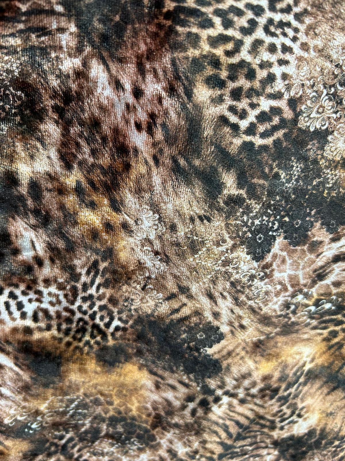 Printed Stretch Velvet