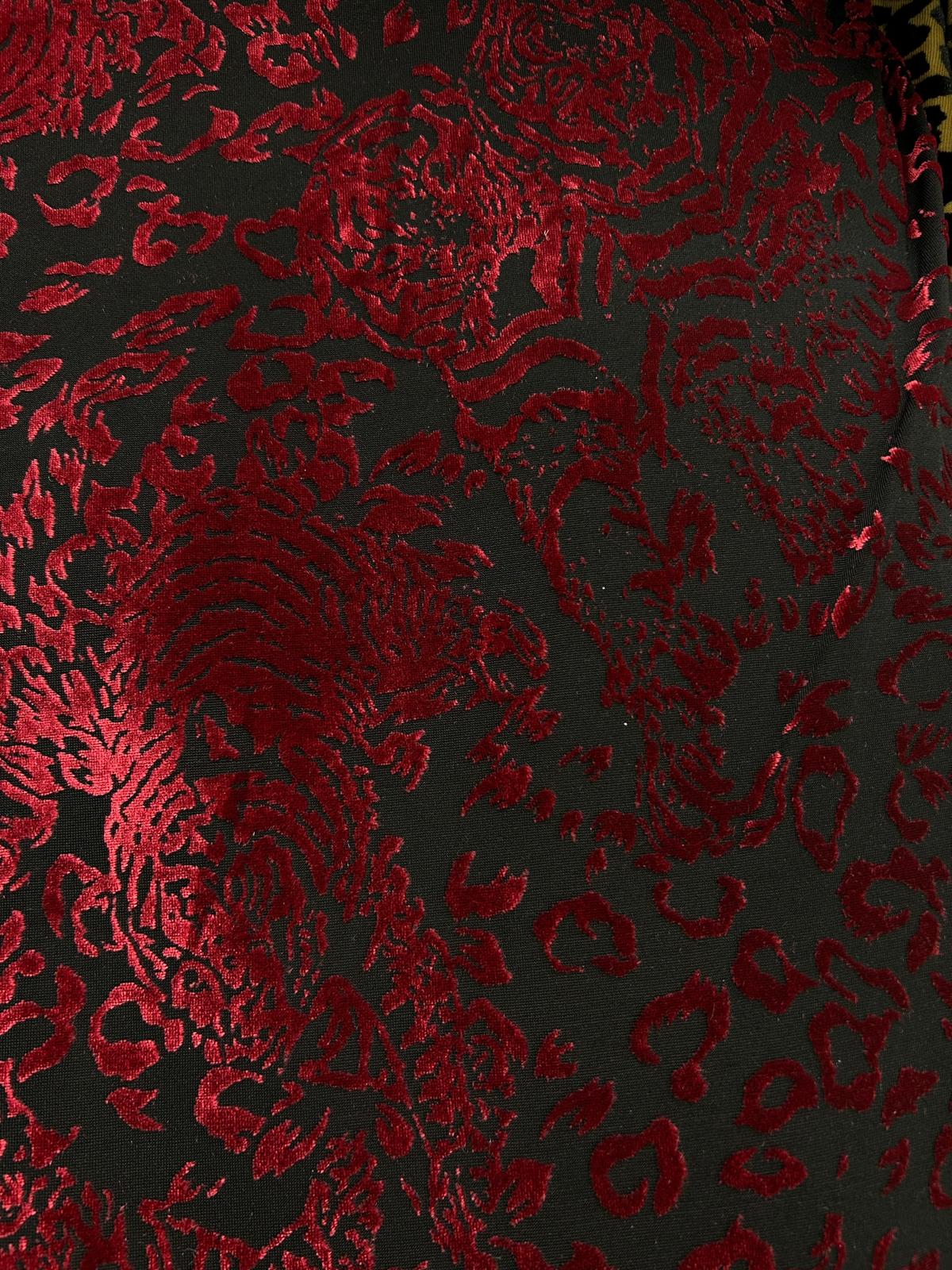 Printed Stretch Velvet