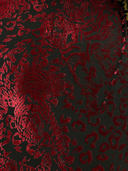 Printed Stretch Velvet