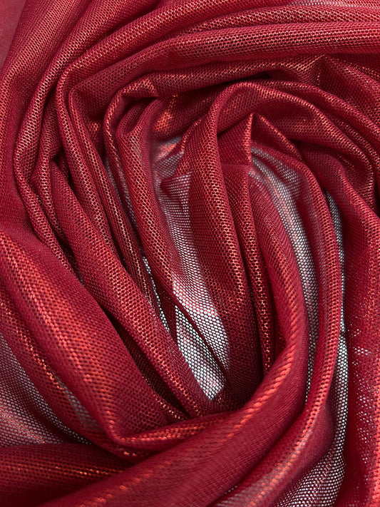 Shiny Stretch mesh