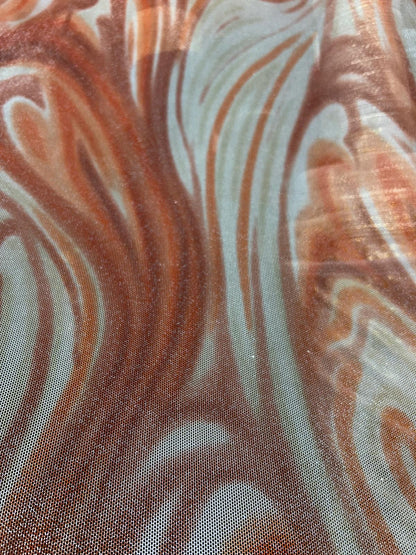 Printed Stretch Mesh/Spandex