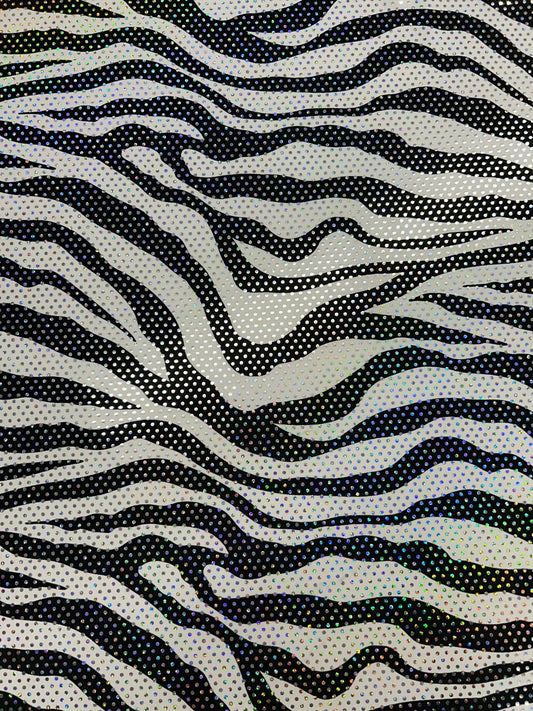 Holographic foil Lycra/Spandex