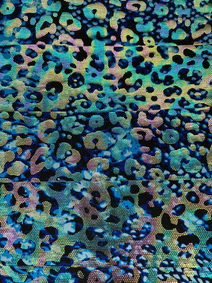 Holographic foil Lycra/Spandex