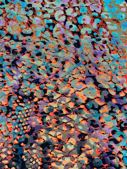 Holographic foil Lycra/Spandex