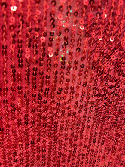 Sequin With Stretch Mesh