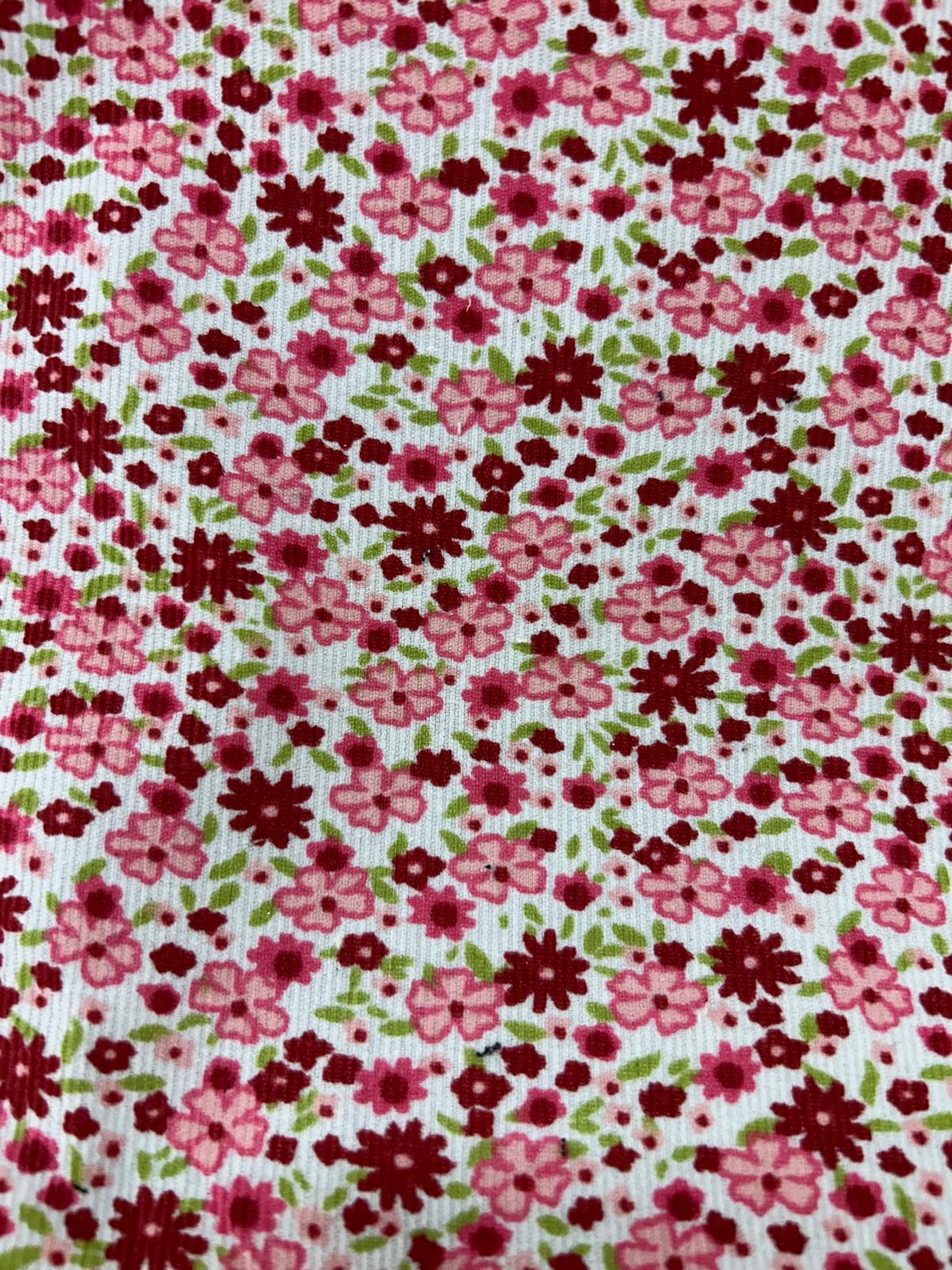 Floral Corduroy cotton