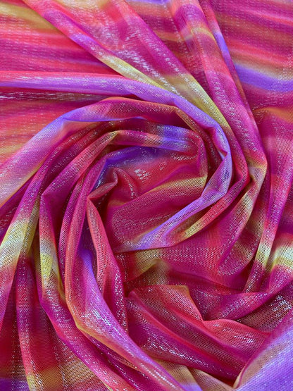 Printed Stretch Mesh/Spandex
